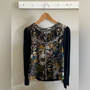 Anthropologie long sleeve shirt- size small